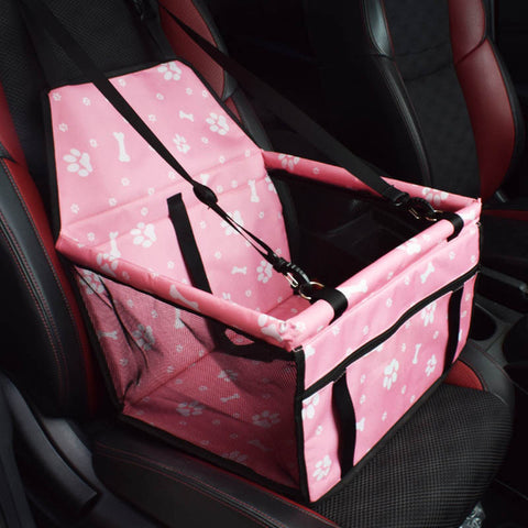 DIDIHOU Pet Dog Car Carrier Seat Bag Waterproof Basket Safety Travelling Basket Mesh Hanging Bags Dog Seat Bag