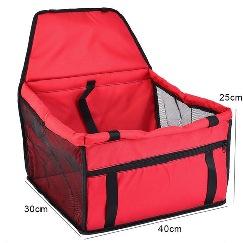 DIDIHOU Pet Dog Car Carrier Seat Bag Waterproof Basket Safety Travelling Basket Mesh Hanging Bags Dog Seat Bag