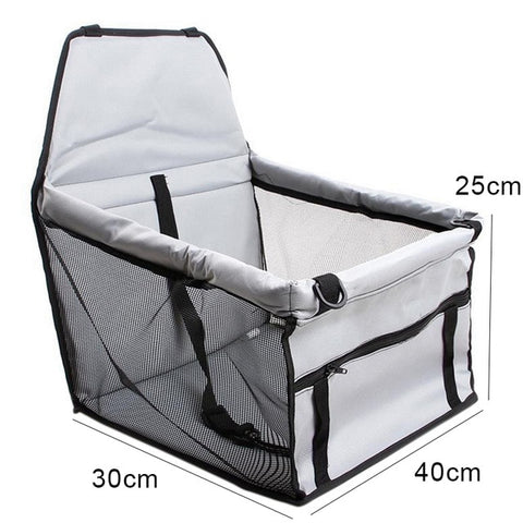 DIDIHOU Pet Dog Car Carrier Seat Bag Waterproof Basket Safety Travelling Basket Mesh Hanging Bags Dog Seat Bag