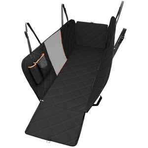 Dog Car Seat Cover View Mesh Waterproof Pet Carrier Car Rear Back Seat Mat Hammock Cushion Protector With Zipper And Pockets