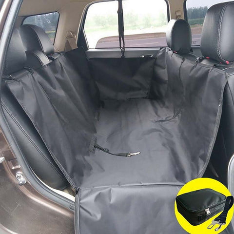 Dog Car Seat Cover View Mesh Waterproof Pet Carrier Car Rear Back Seat Mat Hammock Cushion Protector With Zipper And Pockets