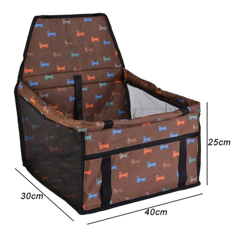 Pet Cat Carrier Bag Waterproof Travel Car Seat Carrier Basket Cat Bags Folding Dogs Carriers Bags Dog Mat Hammock Mesh Dog Bag