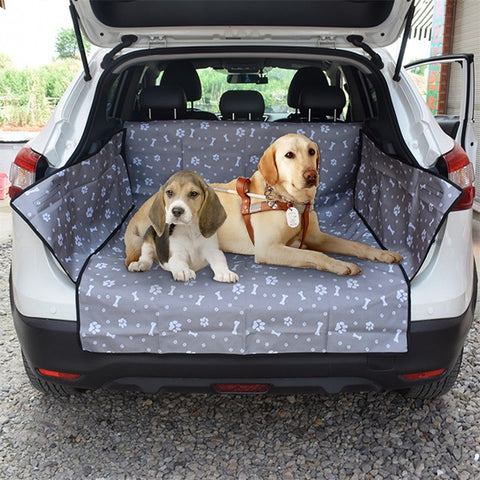 Dog Car Seat Cover Car Mat Waterproof Pet Dog Carrier Cars Rear Back Seat Mat Hammock Protector Cushion Oxford Nonslip Protector