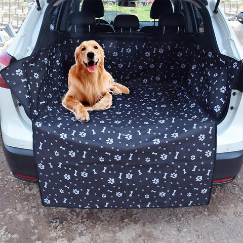 Pet Car Mat Pet Dog Trunk Cargo Liner Oxford Car SUV Seat Cover Waterproof Floor Mat For Dogs Cats