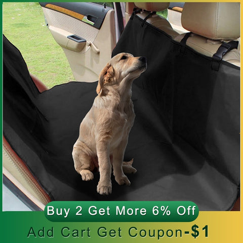 Waterproof Dog Car Seat Cover Pet Dog Seat Cover Car Rear Back Mat Anti Scratch Seat Covers Roap Trip Travel Blanket for Pets