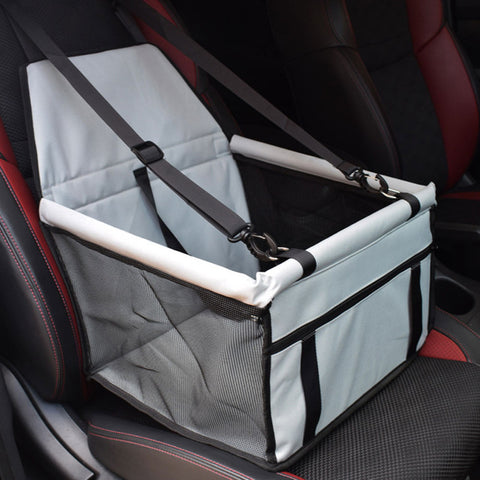 Pet Dog Car Carrier Seat Bag Basket Safety Travelling Cat Puppy Bag Folding Pet Carriers Bag Seat Bag Mesh Hanging Bags Dogs