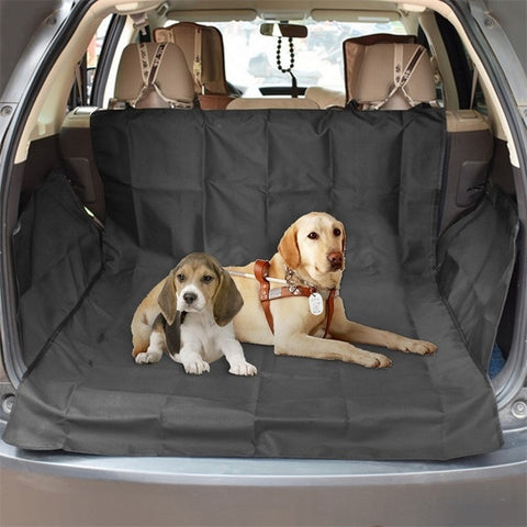 Pet Carriers Oxford Waterproof Dog Car Seat Cover Pet Car Back Seat Dog Carrier Paw Pattern Pet Mat Hammock Cushion Protector