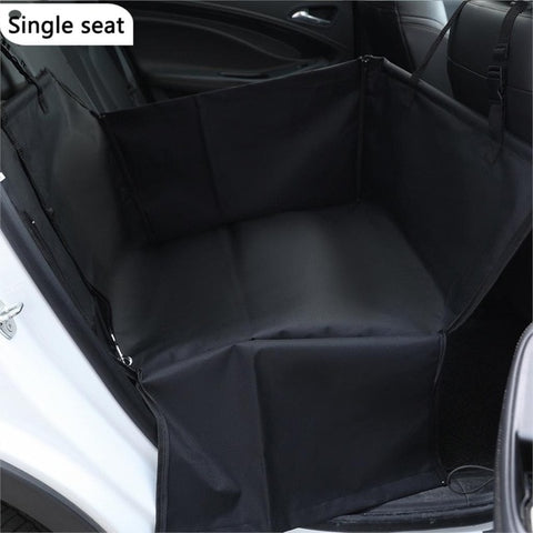 Pet Carriers Oxford Waterproof Dog Car Seat Cover Pet Car Back Seat Dog Carrier Paw Pattern Pet Mat Hammock Cushion Protector