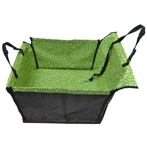 Pet Dog Carrier Double Layers Waterproof Rear Back Dogs Car Seat Cushion Folding Cat Puppy Bag Dog Car Seat Dog Seat Bag Basket