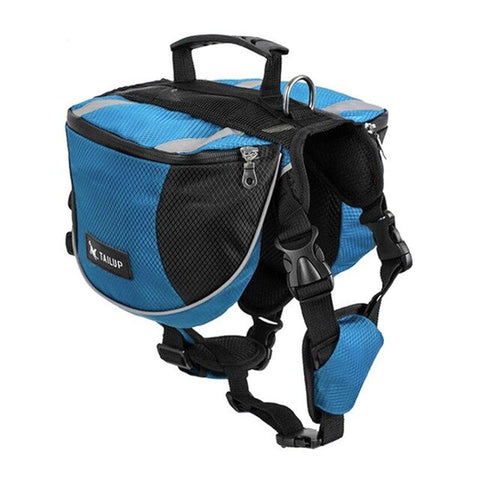 TAILUP Pet Outdoor Backpack Large Capacity Dog Adjustable Saddle Bag Luxury Dog Backpack Harness Carrier For Traveling Hiking