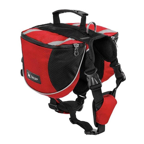 TAILUP Pet Outdoor Backpack Large Capacity Dog Adjustable Saddle Bag Luxury Dog Backpack Harness Carrier For Traveling Hiking