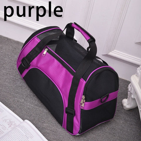 Portable Pet Backpack Messenger Carrier Bags Cat Dog Carrier Outgoing Travel Teddy Packets Breathable Small Pet Handbag