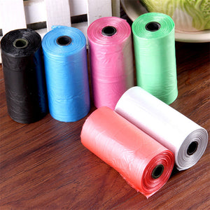Dogs Cats Poop Bag Biodegradable Garbage Pet Dog Waste Bags Dog Cat Cleaning Up Refill Garbage Bag 100pcs(5 roll x 20pcs)