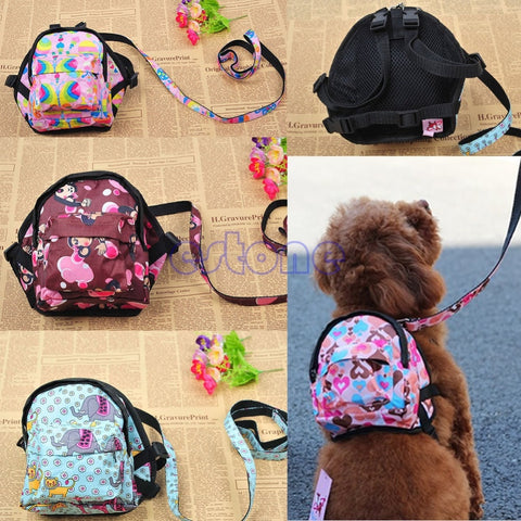 Pet Dog Bag Backpack Outdoor Travel Carrier For Dog Puppy Cats With Leash dog backpack breathable pet bags shoulder pet carrier