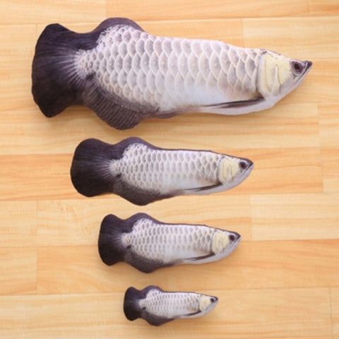 Cat Favor Fish Dog Toys Plush Stuffed Fish Shape Cats Padded Toy Catnip Scratch Board Scratching Post For Pet Product Supplies