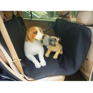 Pet Carrier Vehicle Seat Cover Folding Rear Back Cushion Car Trunk Mat Waterproof Seat Cover Rear Bench Blanket Beds Cushion