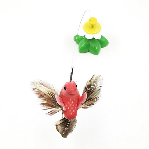 Cat Toy Automatic Electric Rotating Colorful Butterfly Bird Animal Shape Plastic Funny Pet Dog Kitten Interactive Training Toys