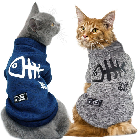 Cute Cat Clothing Winter Pet Puppy Dog Clothes Hoodies For Small Medium Dogs Cats Kitten Kitty Outfits Cat Coats Jacket Costumes