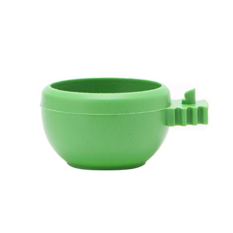 Parrot Mini Food Water Bowl Feeder Plastic Birds Pigeons Cage Sand Cup Feeding