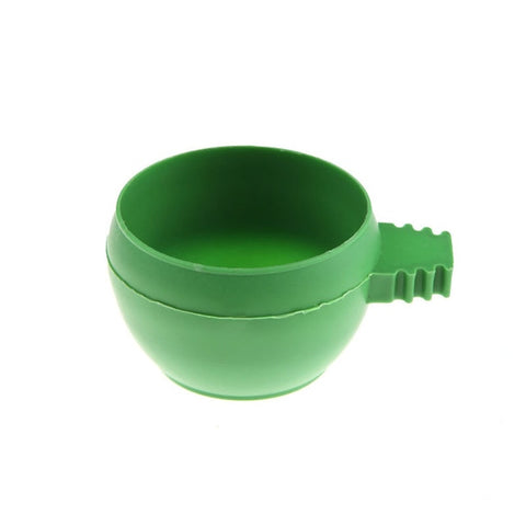 Parrot Mini Food Water Bowl Feeder Plastic Birds Pigeons Cage Sand Cup Feeding