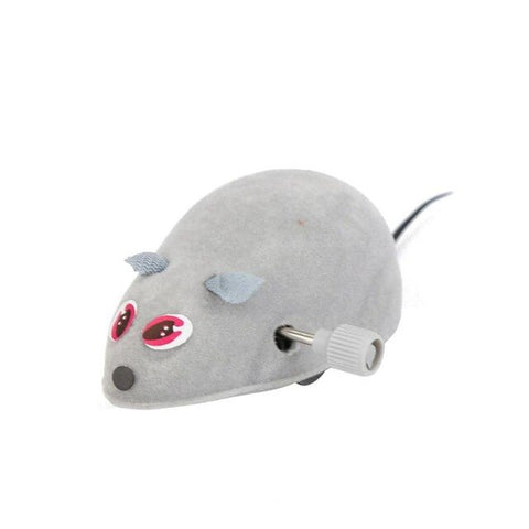 Funny Pet Cat Mice Toy Clockwork Mouse Rats Toy for Cat Kitten Interactive Plush Mouse Playing Funny Toys Cat Products