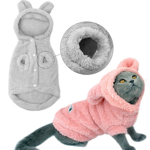 Cat Clothes Hoodies Cat Coats Jacket Costumes Winter Pet Mascotas Dog Clothes For Small Medium Dogs Cats Kitten Outfits Apparel