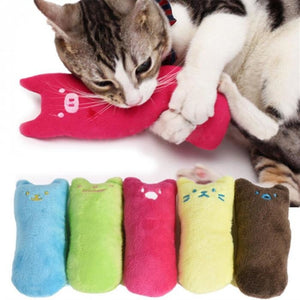 Creative Cute Pillow Scratch Crazy Cat Kicker Catnip Chew Toy Teeth Grinding Pet Funny Cat Toys  Kitten Playing Pet Scratch