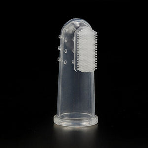 Carrywon New Arrival Pet Finger Toothbrush Super Soft  Dog Cat Brush Bad Breath Tartar Teeth Care Pets Cleaning Supplies