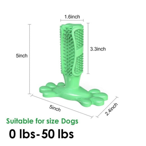 Dog toothbrush Pet mint Chew Toy Brushing Puppy Teething Brush for Doggy Pets Oral Care Stick Bite Toys for Dog Supplies