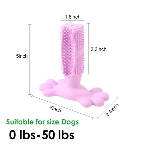 Dog toothbrush Pet mint Chew Toy Brushing Puppy Teething Brush for Doggy Pets Oral Care Stick Bite Toys for Dog Supplies