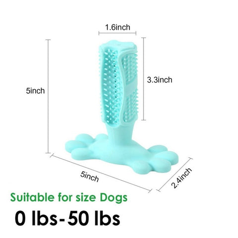 Dog toothbrush Pet mint Chew Toy Brushing Puppy Teething Brush for Doggy Pets Oral Care Stick Bite Toys for Dog Supplies