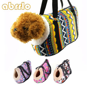 Abrrlo Dog Bag Classic Pet Carrier For Small Dog Chihuahua Comfort Travel Kitten Backpack Puppy Cat Dog Bags Outdoor Pet Supply