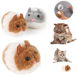 Fashion Kitten Toys Bite toy Cute Plush Fur 1PC New Pet Little Interactive Movement Rat Mouse Shake Funny Cat Toy