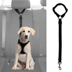 Dog Cat Pet Durable Safety Adjustable Car Seat Belt Harness Leash Travel Clip Strap Lead Restraint Auto Traction Leads Dog Car