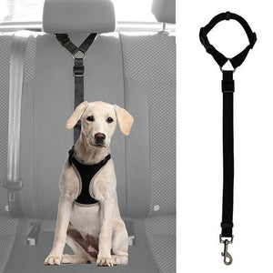Dog Cat Pet Durable Safety Adjustable Car Seat Belt Harness Leash Travel Clip Strap Lead Restraint Auto Traction Leads Dog Car