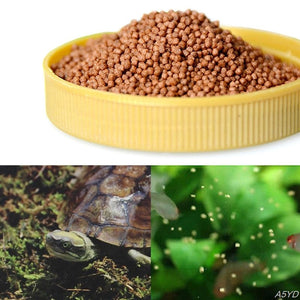 High Protein Spirulina Wheat Soybean Aquarium Tortoise Turtle Food Improve Immunity Healthy Delicious Feed Home Fish Tank Supply